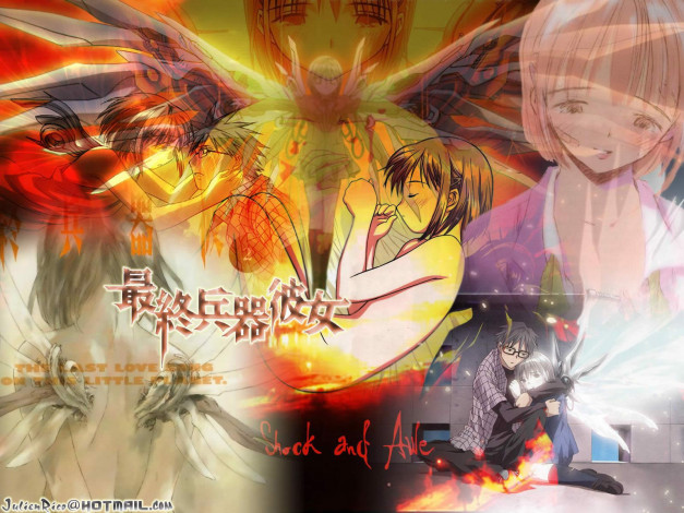 Обои картинки фото для, niko111, аниме, saikano