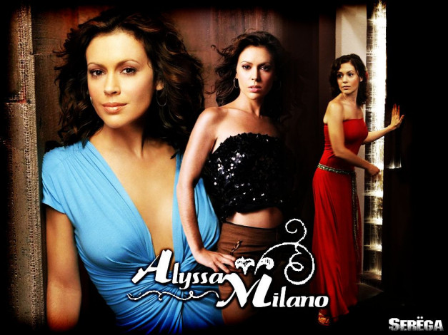 Обои картинки фото Alyssa Milano, девушки