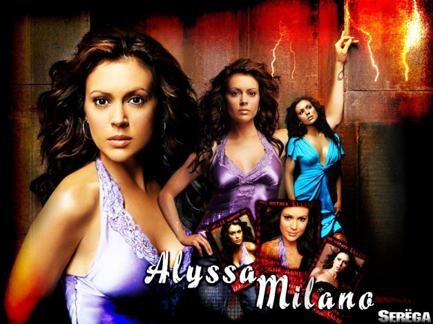 Обои картинки фото Alyssa Milano, девушки