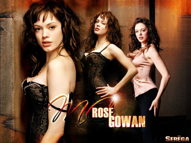 Обои картинки фото Rose McGowen, mcgowan, девушки