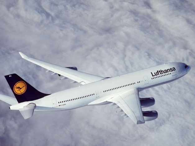 Обои картинки фото airbus, a340, авиация, пассажирские, самолёты