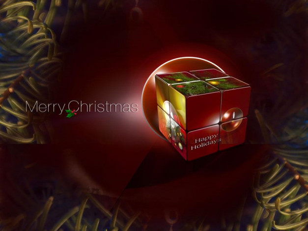 Обои картинки фото праздничные, векторная, графика, новый, год