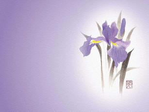 Картинка рисованные цветы