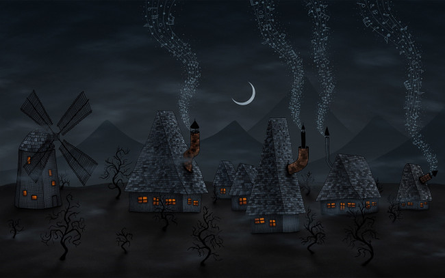 Обои картинки фото рисованные