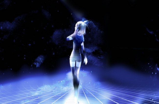 Обои картинки фото аниме, vocaloid, кагамине, рин, vocaliod