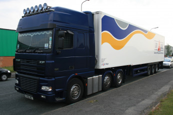 Картинка daf автомобили шасси автобусы нидерланды седельные тягачи trucks nv