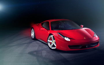 Картинка автомобили ferrari красный феррари supercar 458 italia