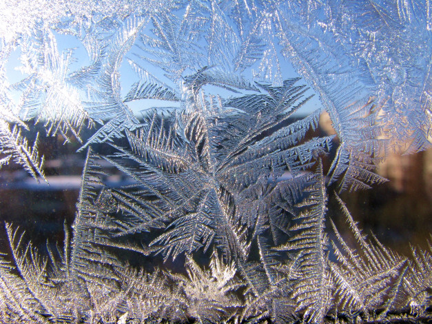 Обои картинки фото природа, макро, стекло, мороз