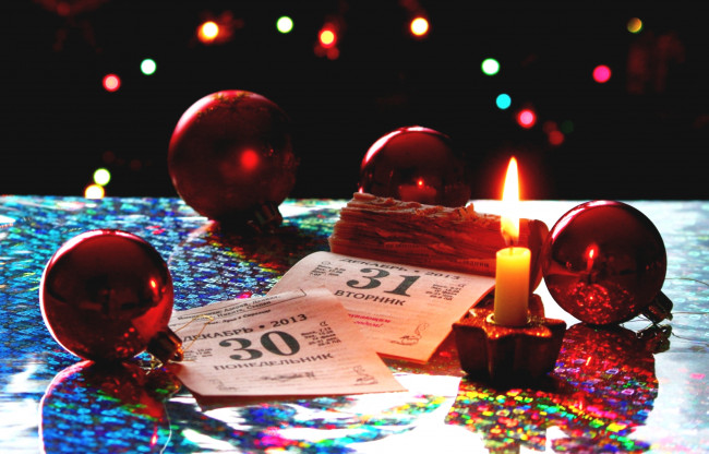 Обои картинки фото праздничные, - разное , новый год, календарь