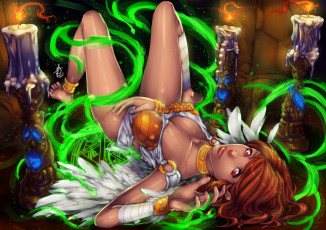 Картинка фэнтези девушки взгляд фон девушка