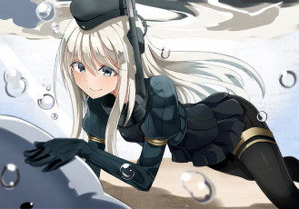 Картинка аниме kantai+collection shirousa kancolle u-511 kantai collection