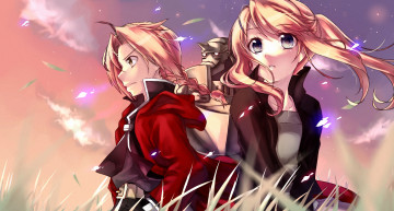 Картинка аниме fullmetal+alchemist доспехи парень алхимик edward rockbell alchemist alphonse winry elric