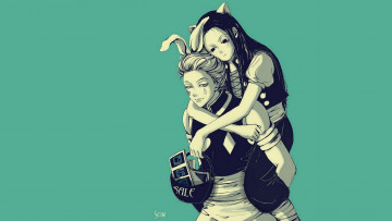 Картинка аниме hunter+x+hunter арт фон парени хисока иллуми