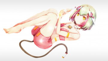 Картинка аниме животные +существа dimension w mozuya hisai yurizaki mira киборг девушка арт