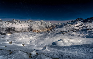 Картинка природа горы вершины снега