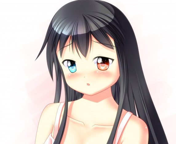 Обои картинки фото аниме, unknown,  другое, девушка, взгляд, фон