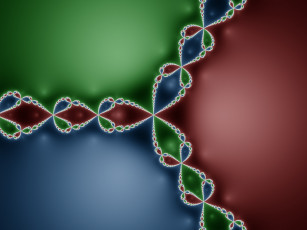 Картинка red+green+and+blue+fractal 3д+графика фракталы+ fractal 3д графика