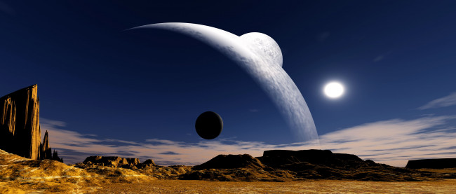 Обои картинки фото 3д графика, атмосфера, настроение , atmosphere ,  mood , поверхность, планета, горы