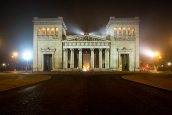 Картинка m& 252 nchen города мюнхен+ германия ночь огни