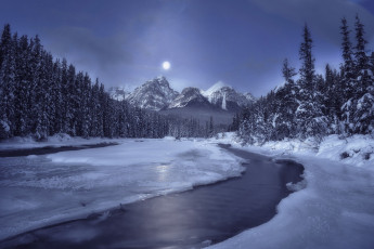 Картинка природа зима простор