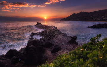 Картинка природа восходы закаты простор