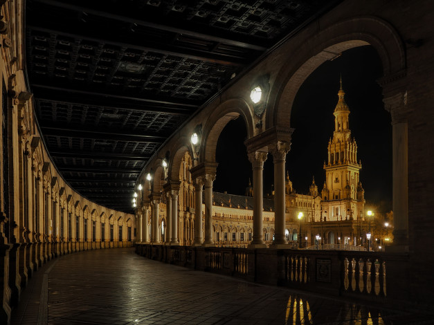 Обои картинки фото города, - огни ночного города, простор