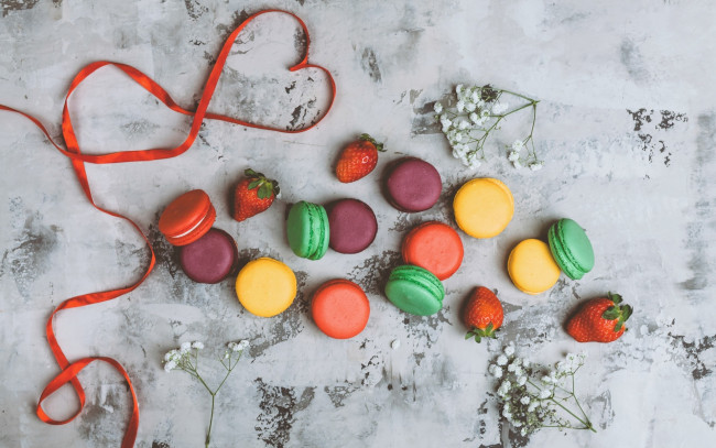 Обои картинки фото еда, макаруны