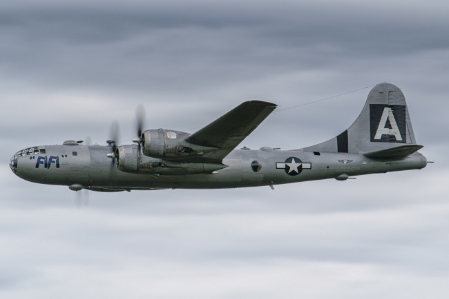 Обои картинки фото b-29 superfortress, авиация, боевые самолёты, ввс