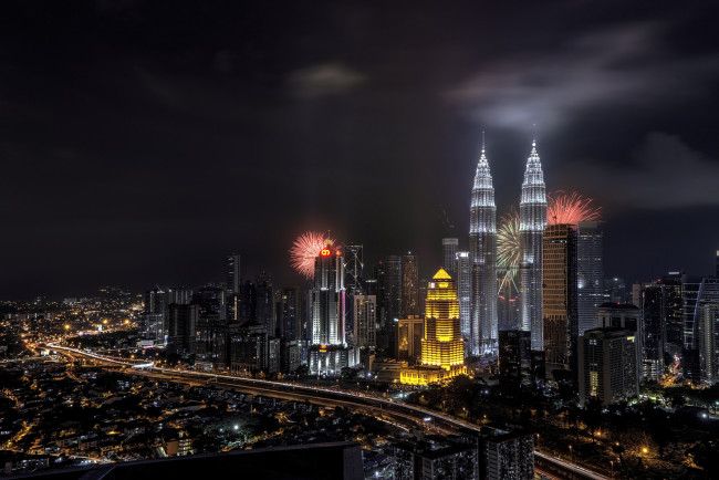 Обои картинки фото города, куала-лумпур , малайзия, простор