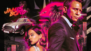 Картинка no+time+to+die+ 2020 кино+фильмы bond+25+ не время умирать постер боевик дэниэл крэйг леа сейду триллер