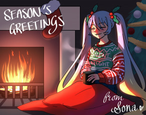 Картинка видео+игры league+of+legends девочка плед камин чашка