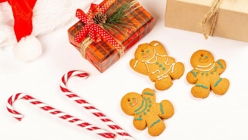 Картинка праздничные -+разное+ новый+год подарок леденцы пряники