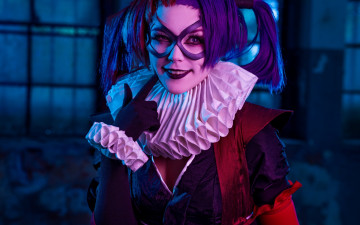 Картинка девушки -+креатив +косплей harley queen tenkou костюм