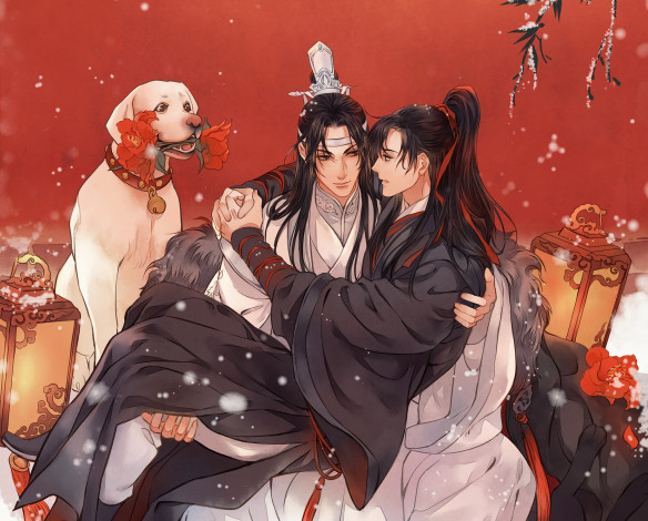 Обои картинки фото аниме, mo dao zu shi, the, untamed, неукротимый, повелитель, чэньцин, мосян, тунсю, mo, dao, zu, shi, магистр, дьявольского, культа