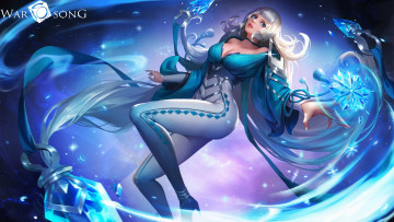 Картинка видео+игры ---другое девушка снежинки