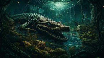 Картинка фэнтези существа нейросети графика нейроарт ai art нейронные сети рисунки нейро искусство