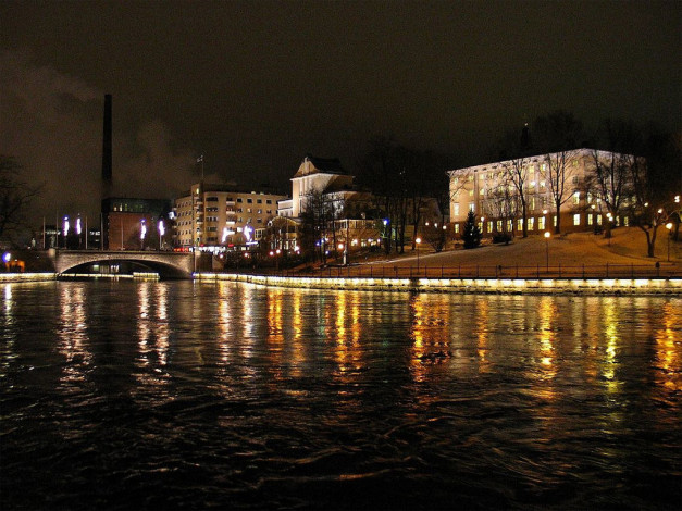 Обои картинки фото города, огни, ночного