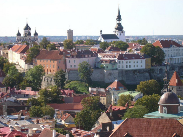 Обои картинки фото города, таллин, эстония