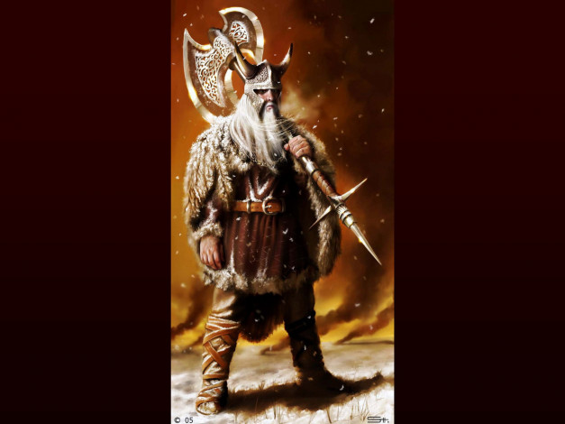 Обои картинки фото викинг, v2, фэнтези, люди