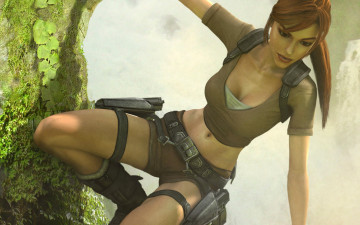 Картинка видео игры tomb raider legend lara croft