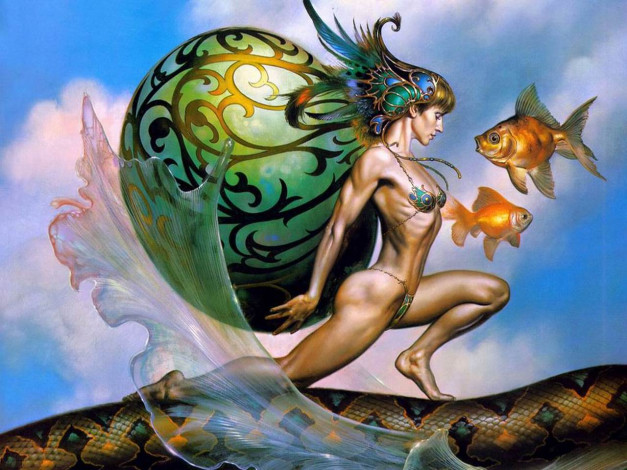 Обои картинки фото фэнтези, девушки