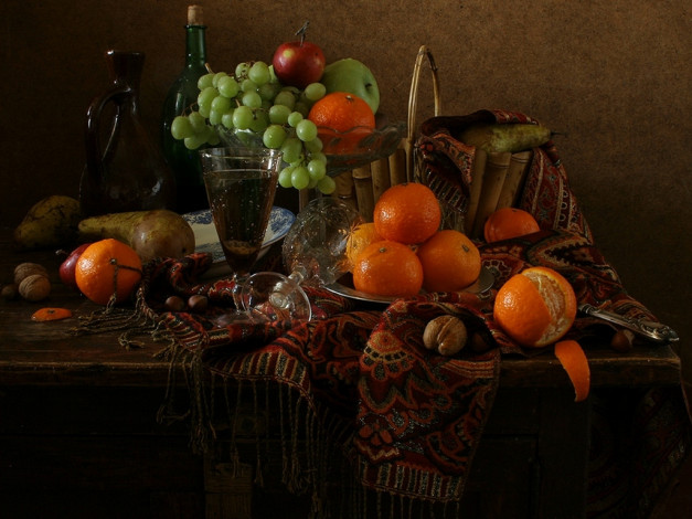 Обои картинки фото ира, быкова, фрукты, еда, натюрморт