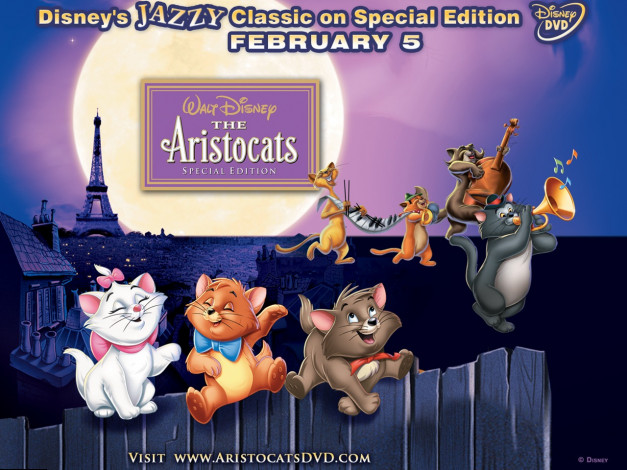 Обои картинки фото мультфильмы, the, aristocats