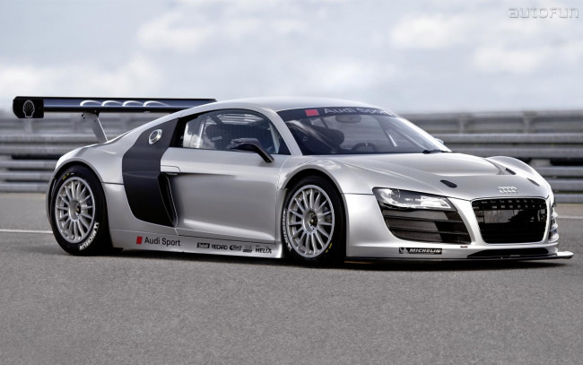 Обои картинки фото audi, r8, gt3, автомобили