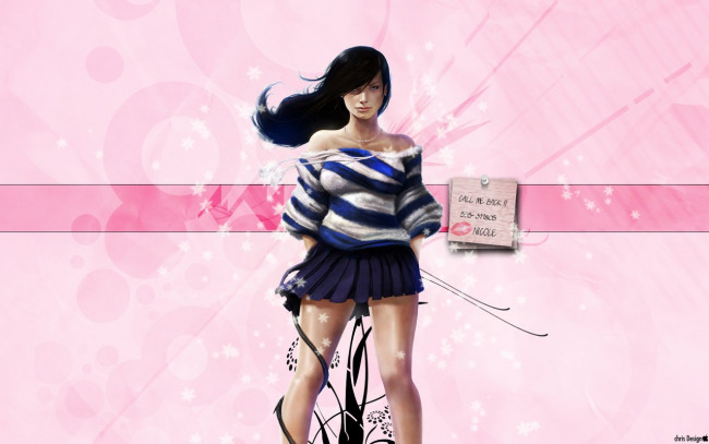 Обои картинки фото рисованные, люди