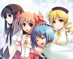 Картинка аниме mahou shoujo madoka magika