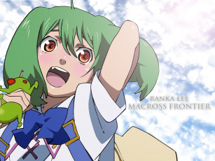 Картинка аниме macross frontier