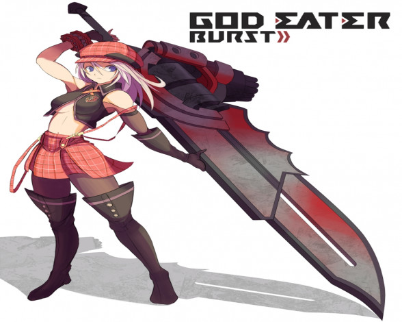 Обои картинки фото god, eater, аниме