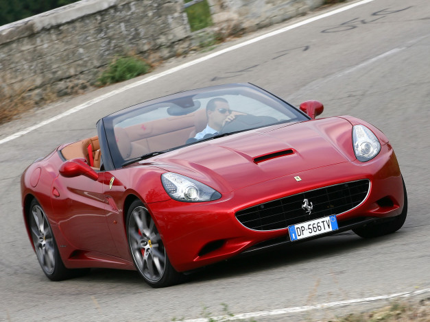 Обои картинки фото автомобили, ferrari, california