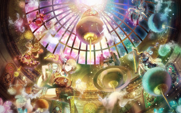 Картинка аниме angels demons музыка инструменты магия ангелы бал духи ведьмы